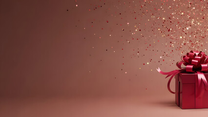 Glowing orange 2026 text with sparks on black background for new year celebrations