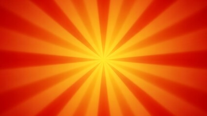 Obraz premium Fiery Orange and Yellow Sunburst Rays