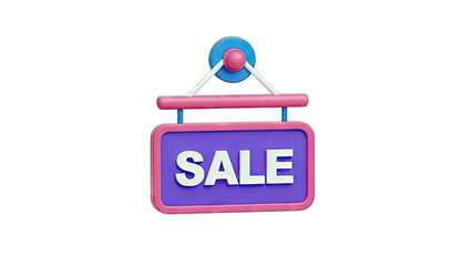 3D Sale Sign