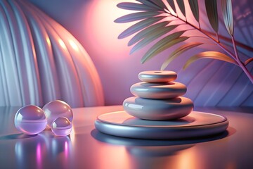 World Hypnotism Day Wellness Background with Soft Light
