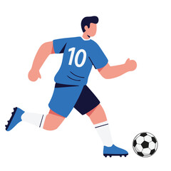 soccer football cartoon flat vector no borders