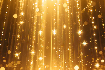 Luxury Golden Sparkle Abstract Background