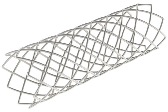 Stent, coronary stent, transparent background
