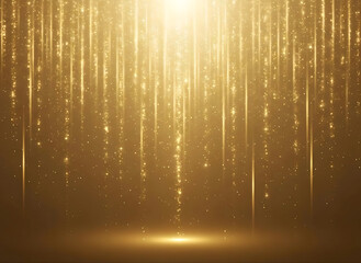 Luxury Golden Sparkle Abstract Background