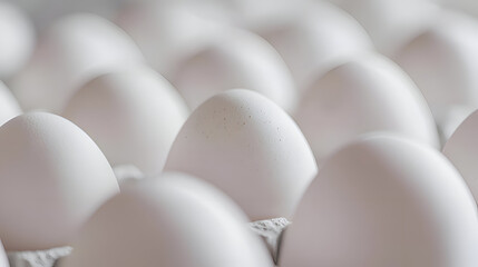 white eggs in a carton