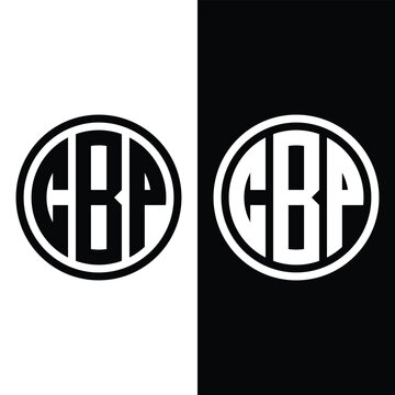 Creative Letter CBP Circle Logo Stock Illustrations, Vectors And Clipart.