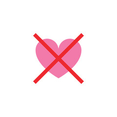 heart with aprohibition