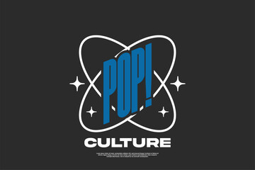 streetwear design template element for fashion