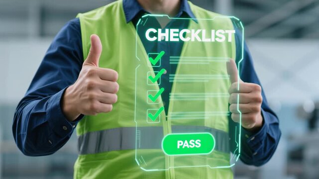 Safety training industrial workplace rules ensure workers, instructor guides with checklist to pass safety standards and maintain secure work environment compliance