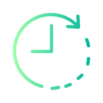 clockwise gradient icon