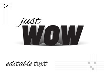 Modern 3D Type Minimal Text Effect