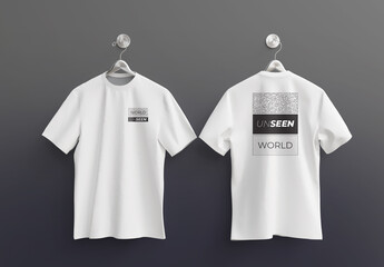 Unseen World Minimal Typography T Shirt