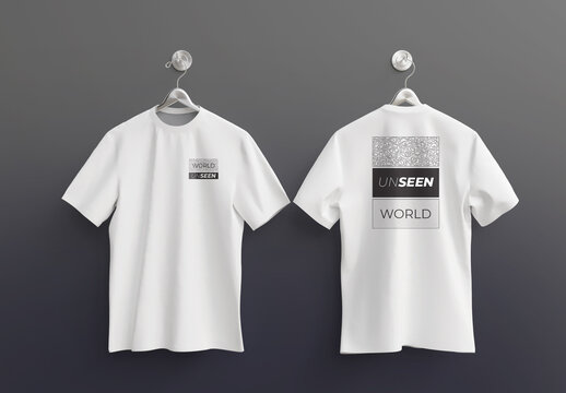 Unseen World Minimal Typography T Shirt