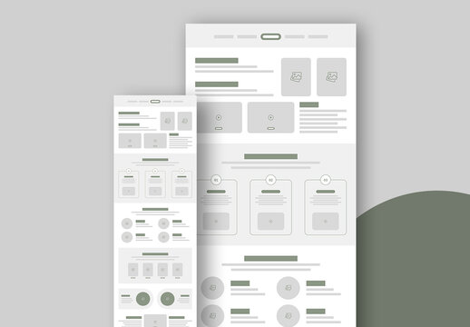 Wireframe Template Layout