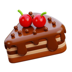 3d cake illustration