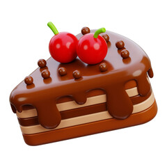 3d cake illustration