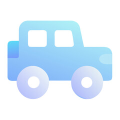 Blue pickup truck © NAHID 