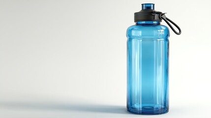 Pure Drinking Water Bottle Isolated on White Background