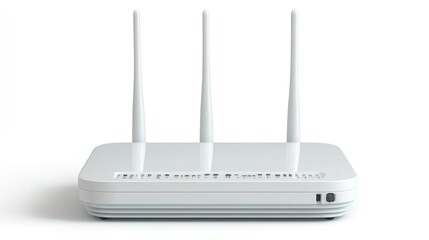 Modern Smart Home Security Camera Isolated on White Background