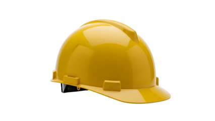 Yellow Hard Hat Safety Helmet Product Shot