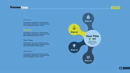 Four Connected Circles Slide Template