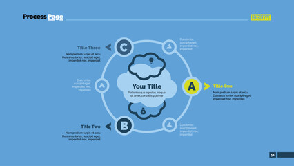 Tree Letters Cycle Slide Template