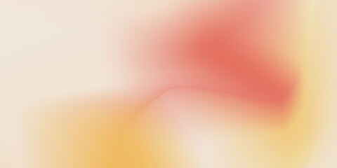 Blurred color gradient background, abstract yellow red orange grain gradation texture, modern vector soft peach texture blur abstract background concept art