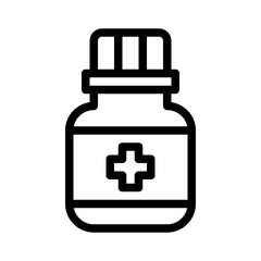 Obraz premium medicine line icon