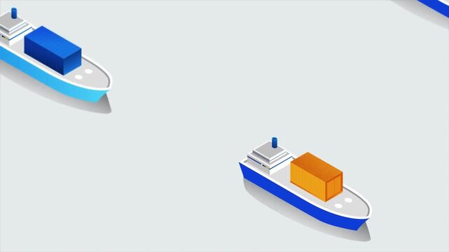 Large Scale Container Transportation and Global Shipping Logistics