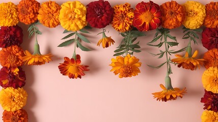 autumn leaves on a white background