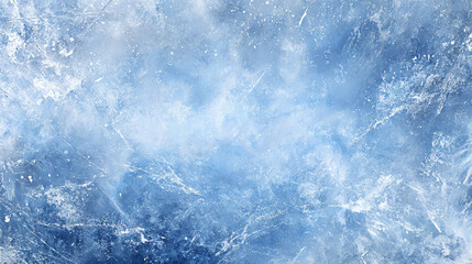 Obraz premium A stunning close-up of textured ice, showcasing intricate patterns and cool blue hues that evoke nature's beauty.
