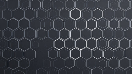 Fototapeta premium A textured background featuring a pattern of interconnected hexagons, suitable for modern design projects.