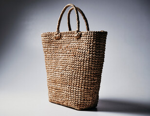 Woven Straw Tote Bag