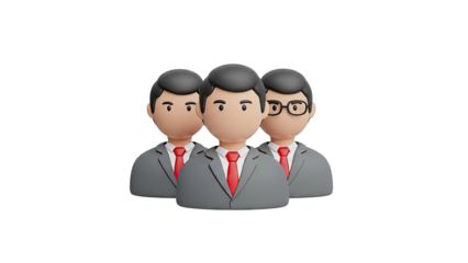 3D Businessmen Characters