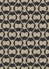 Vintage seamless damask floral pattern with elegant ornamental flowers in a classic decorative style