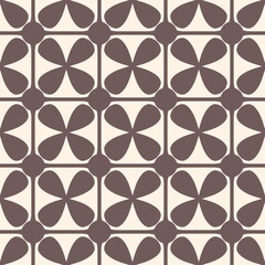 Seamless vintage floral pattern with decorative flowers and leaves in a classic vector style suitable for wallpaper and fabric design