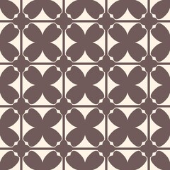Seamless vintage floral pattern with decorative flowers and leaves in a classic vector style suitable for wallpaper and fabric design
