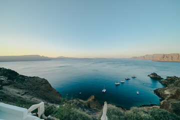 サントリーニの美しい風景