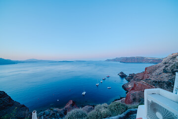 サントリーニの美しい風景