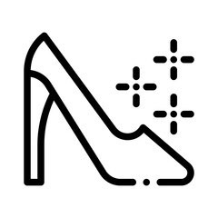 heels line icon