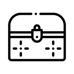 jewelry box line icon