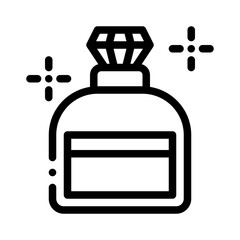 perfume line icon