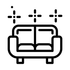 sofa line icon