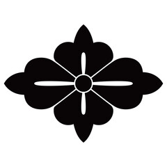 家紋です。郡山花菱といいます。