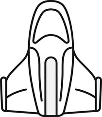 Face mask icon isolated on transparent background