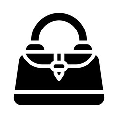 handbag glyph icon