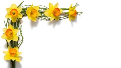 St david's day daffodils wreath decoration ideas