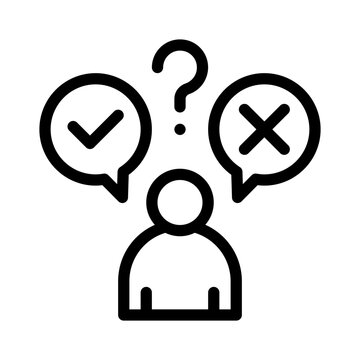 decision line icon