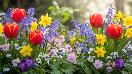 St david's day flowers tulips daffodils celebrating welsh heritage