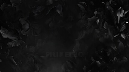 Dense Nighttime Foliage Silhouettes in Deep Shadowed Forest Canopy Texture